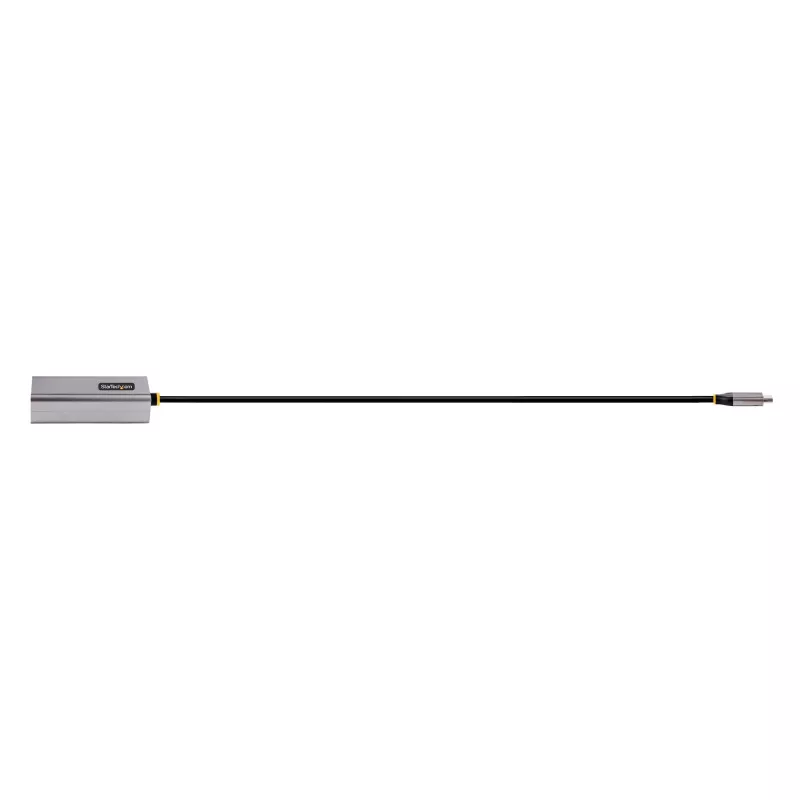 StarTech.com US1GC30B2 adattatore da USB-C a Gigabit Ethernet, USB 3.0, 10/100/1000 Mbps, ASIX AX88179A, cavo da 30 cm, grigio