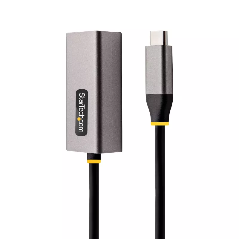 StarTech.com US1GC30B2 adattatore da USB-C a Gigabit Ethernet, USB 3.0, 10/100/1000 Mbps, ASIX AX88179A, cavo da 30 cm, grigio