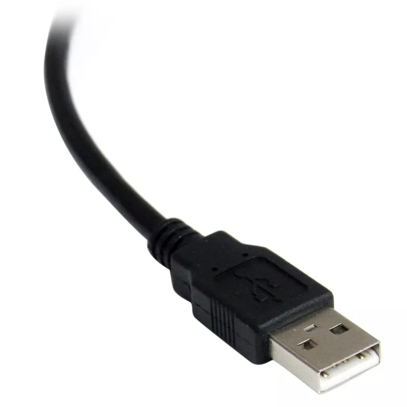 StarTech.com ICUSB2321FIS cavo adattatore seriale FTDI da USB a RS232 DB9 a 1 porta, isolato otticamente, 2,5 m, nero