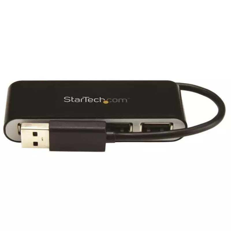StarTech.com hub USB 2.0 portatile 4 porte con cavo integrato