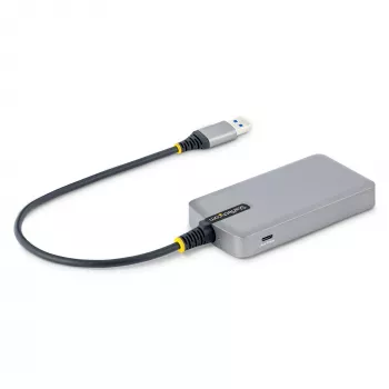 StarTech.com hub USB 4 porte – USB 3.0 5 Gbit/s, bus-powered, hub da USB-A a 4x USB-A con ingresso di alimentazione ausiliaria opzionale – hub USB portatile per desktop/laptop, cavo da 30 cm, hub di espansione USB