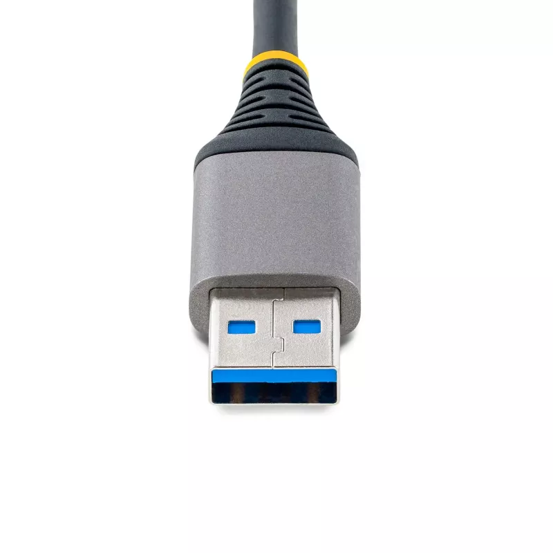 StarTech.com hub USB 4 porte – USB 3.0 5 Gbit/s, bus-powered, hub da USB-A a 4x USB-A con ingresso di alimentazione ausiliaria opzionale – hub USB portatile per desktop/laptop, cavo da 30 cm, hub di espansione USB