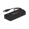 StarTech.com mini dock USB 3.0 – docking station USB-A dual monitor con video DisplayPort 4K 60Hz e Gigabit Ethernet – cavo da 30 cm – adattatore portatile per laptop USB 3.1 Gen 1 Type-A