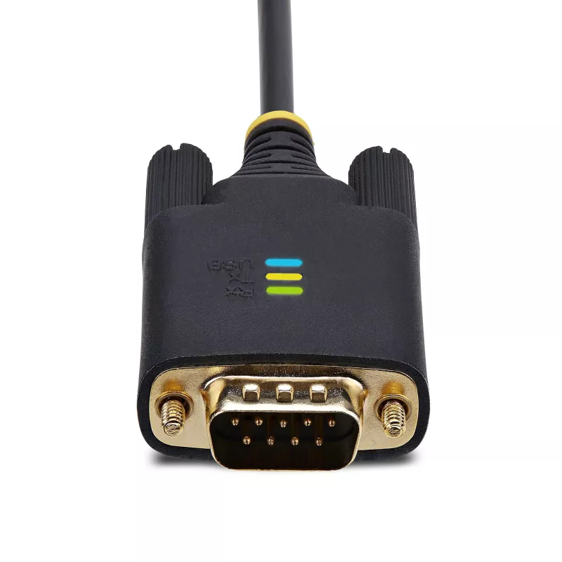StarTech.com cavo adattatore da USB a seriale 3 m, mantenimento COM, viti/dadi sostituibili, da USB-A a DB9 RS232, IC FTDI, protezione ESD, Windows/macOS/Linux