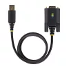 StarTech.com cavo adattatore da USB a seriale 3 m, mantenimento COM, viti/dadi sostituibili, da USB-A a DB9 RS232, IC FTDI, protezione ESD, Windows/macOS/Linux