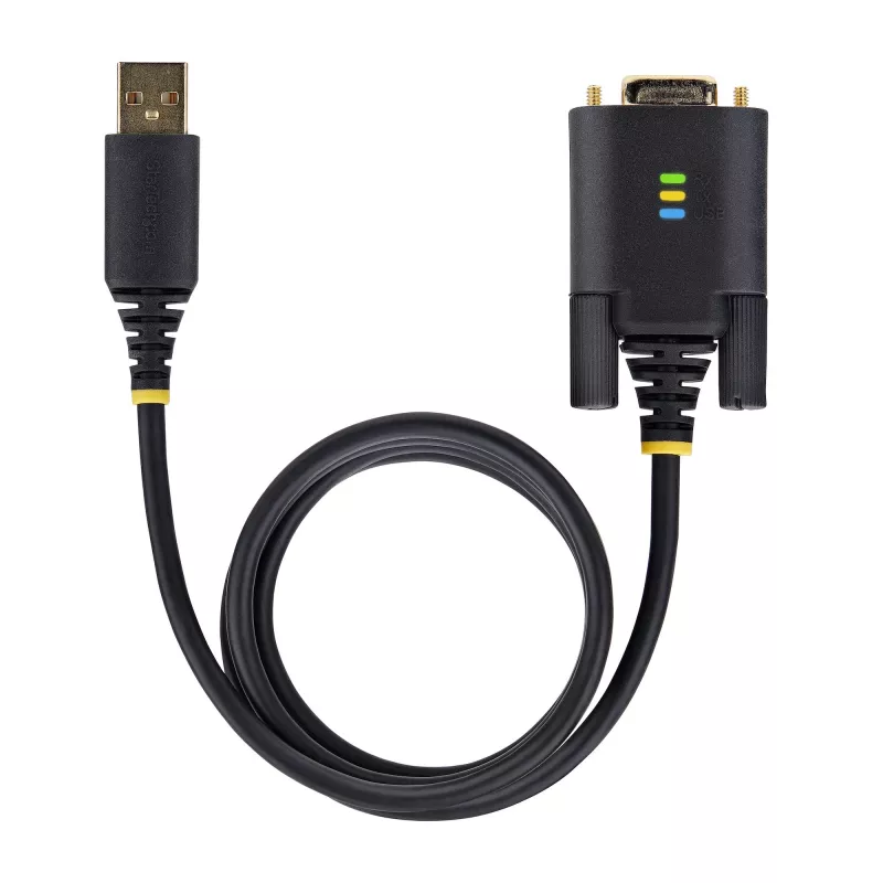 StarTech.com cavo adattatore da USB a seriale 3 m, mantenimento COM, viti/dadi sostituibili, da USB-A a DB9 RS232, IC FTDI, protezione ESD, Windows/macOS/Linux