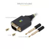 StarTech.com cavo adattatore da USB a seriale 3 m, mantenimento COM, viti/dadi sostituibili, da USB-A a DB9 RS232, IC FTDI, protezione ESD, Windows/macOS/Linux