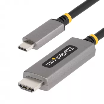 StarTech.com cavo adattatore USB-C su HDMI 10ft (3m), 8K 60Hz, 4K 144Hz, HDR10, cavo convertitore video USB Type-C su HDMI 2.1, compatibile USB-C DP Alt Mode/USB4/Thunderbolt 3/4 – da laptop USB-C a monitor HDMI