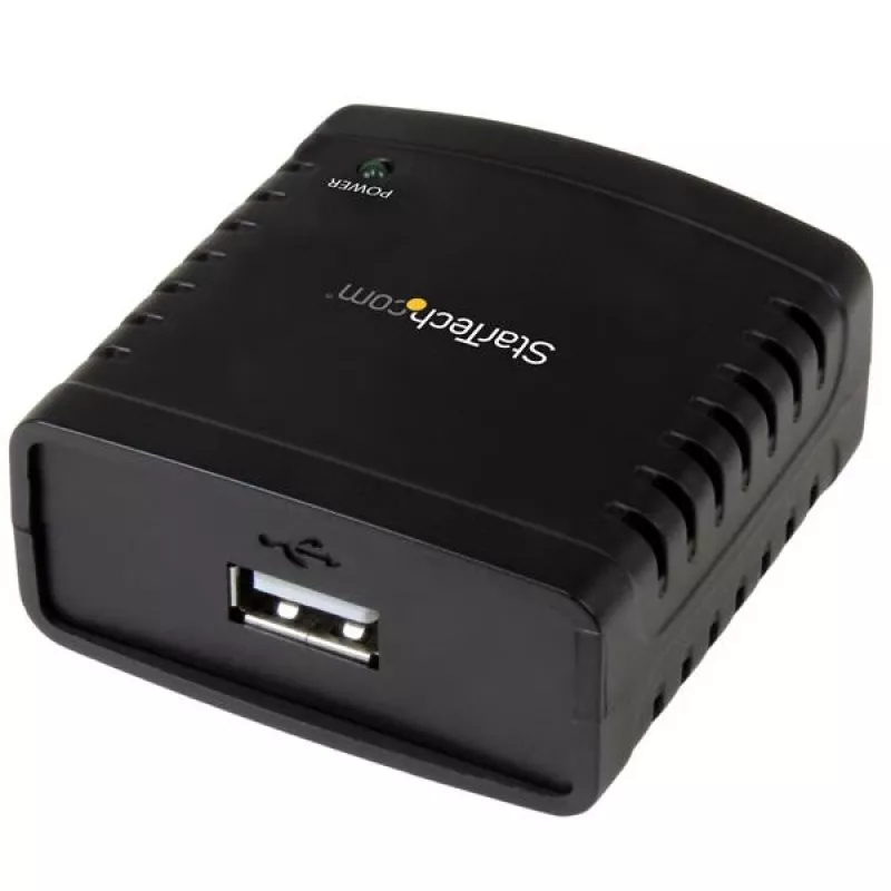StarTech.com Server di stampa di rete 10/100Mbps Ethernet-USB 2.0 LPR