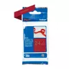 Brother TZE-RW54 nastro per etichettatura oro su rosso