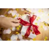 Brother TZE-RW54 nastro per etichettatura oro su rosso