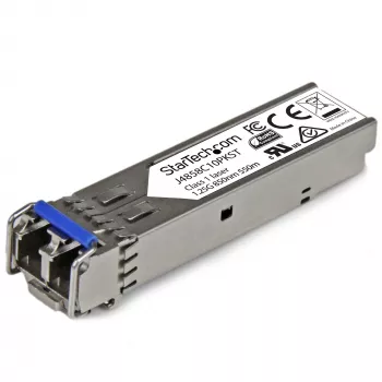 StarTech.com Modulo ricetrasmettitore SFP compatibile HP J4859C - 1000BASE-LX - Confezione da 10~Confezione da 10 moduli SFP compatibili HPE J4859C - 1000BASE-LX - Ricetrasmettitore in fibra ottica monomodale/multimodale 1GbE - SFP Gigabit Ethernet 1GE - LC 10km - 1310nm - DDM HPE 1400, 1700, 1820