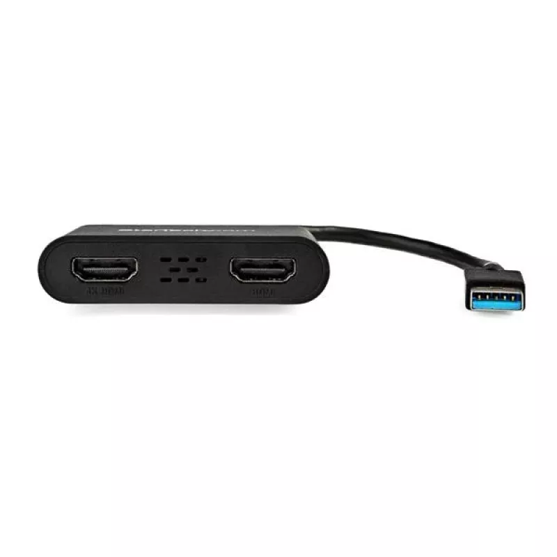 StarTech.com Adattatore USB 3.0 a doppio HDMI, convertitore USB a 2x monitor HDMI per Windows (nessun supporto per macOS/ChromeOS/Linux) - TAA