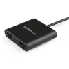 StarTech.com Adattatore USB 3.0 a doppio HDMI, convertitore USB a 2x monitor HDMI per Windows (nessun supporto per macOS/ChromeOS/Linux) - TAA