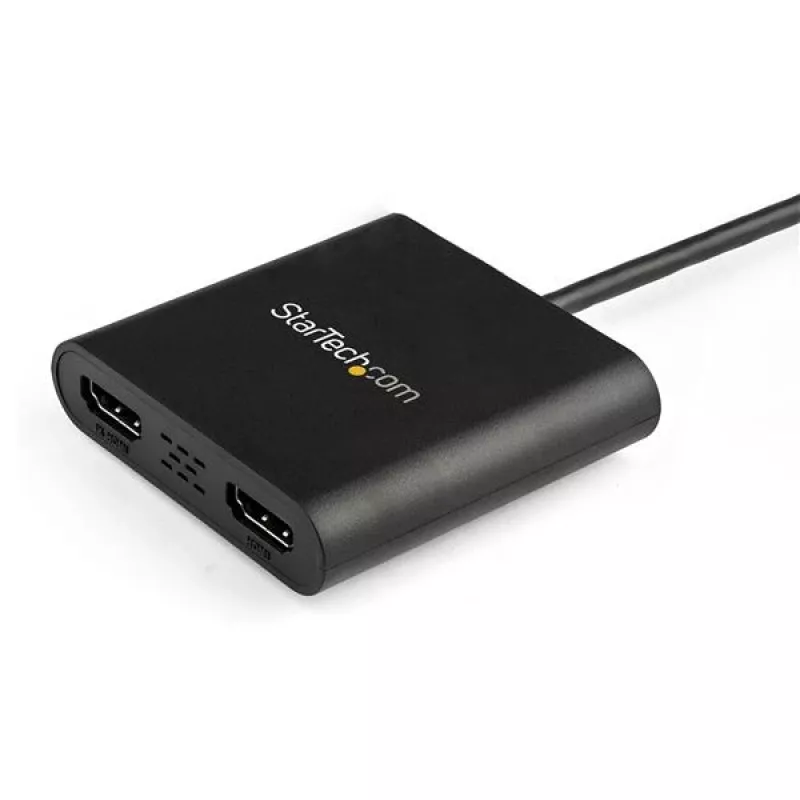 StarTech.com Adattatore USB 3.0 a doppio HDMI, convertitore USB a 2x monitor HDMI per Windows (nessun supporto per macOS/ChromeOS/Linux) - TAA