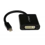 StarTech.com MDP2DVI3 adattatore da Mini DisplayPort a DVI, 1920x1200 (WUXGA), passivo, compatibile con Thunderbolt, 17 cm, nero