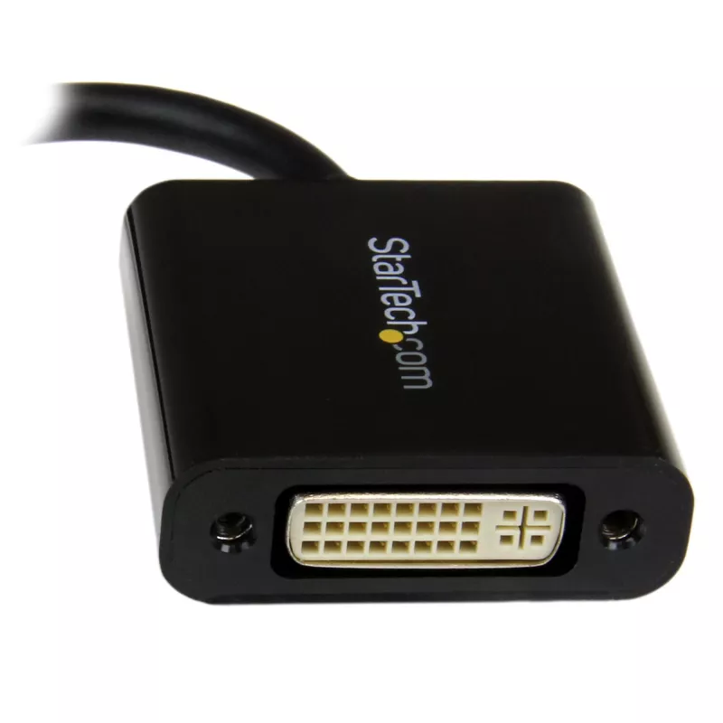 StarTech.com MDP2DVI3 adattatore da Mini DisplayPort a DVI, 1920x1200 (WUXGA), passivo, compatibile con Thunderbolt, 17 cm, nero
