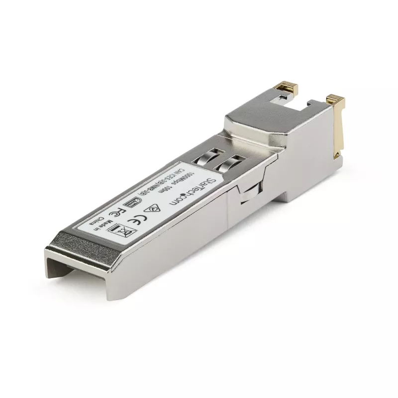StarTech.com Modulo compatibile Cisco GLC-TE - Ricetrasmettitore Gigabit Ethernet industriale 1000BASE-T in rame - SFP a RJ45 Cat6/Cat5e 100m temperatura estesa - Cisco Firepower, IE 2000, C9500, C2960