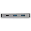 StarTech.com HB31C3A1CPD3 hub USB-C a 4 porte, 10 Gbps, 3x USB-A e 1x USB-C, passthrough Power Delivery 100 W, cavo da 25 cm, compatibile con Thunderbolt 3