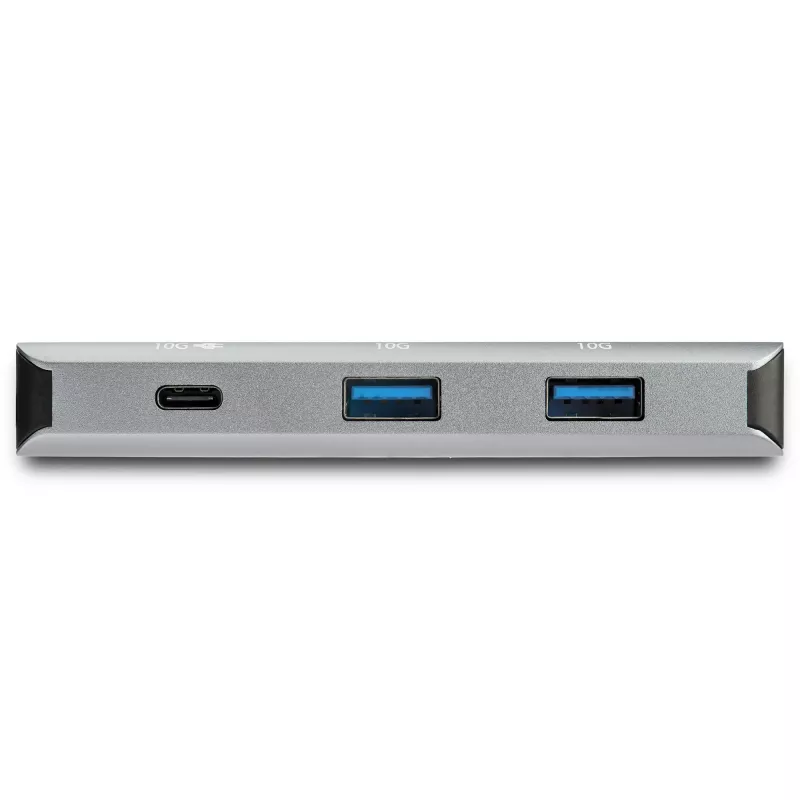 StarTech.com HB31C3A1CPD3 hub USB-C a 4 porte, 10 Gbps, 3x USB-A e 1x USB-C, passthrough Power Delivery 100 W, cavo da 25 cm, compatibile con Thunderbolt 3