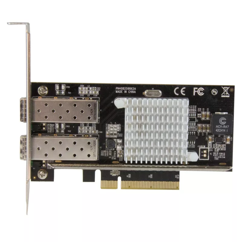 StarTech.com scheda di rete in fibra 2 porte 10G con SFP+ aperto - PCIe, chipset Intel