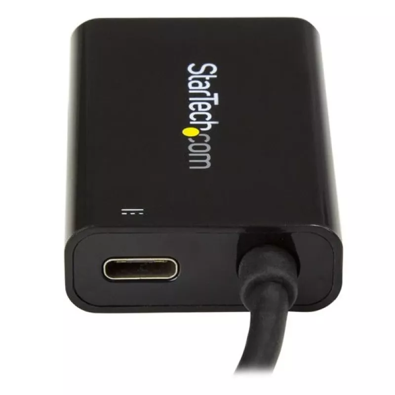 StarTech.com adattatore USB C a HDMI 2.0 con Power Delivery - convertitore video USB Type-C a HDMI 4K 60Hz - porta di ricarica passante PD 60W - compatibile Thunderbolt 3 - nero
