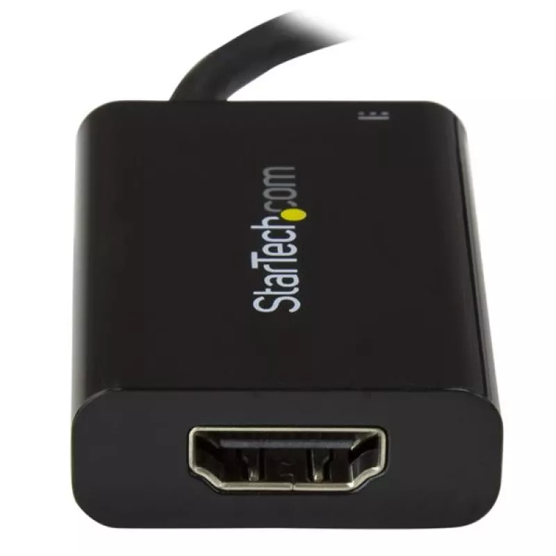 StarTech.com adattatore USB C a HDMI 2.0 con Power Delivery - convertitore video USB Type-C a HDMI 4K 60Hz - porta di ricarica passante PD 60W - compatibile Thunderbolt 3 - nero