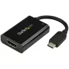 StarTech.com adattatore USB C a HDMI 2.0 con Power Delivery - convertitore video USB Type-C a HDMI 4K 60Hz - porta di ricarica passante PD 60W - compatibile Thunderbolt 3 - nero