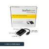 StarTech.com adattatore USB C a HDMI 2.0 con Power Delivery - convertitore video USB Type-C a HDMI 4K 60Hz - porta di ricarica passante PD 60W - compatibile Thunderbolt 3 - nero