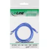 InLine cavo patch S/FTP PiMF Cat.6A senza alogeni 500 MHz blu 1 m