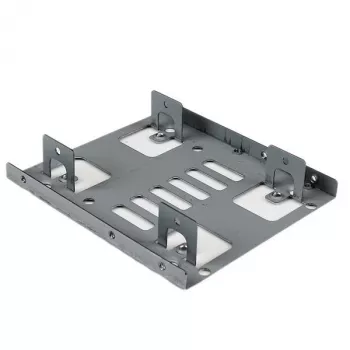 StarTech.com supporto HDD doppio da 2,5 pollici a 3,5 pollici per dischi SATA – supporto per 2 unità da 2,5 pollici a 3,5 pollici per vano interno
