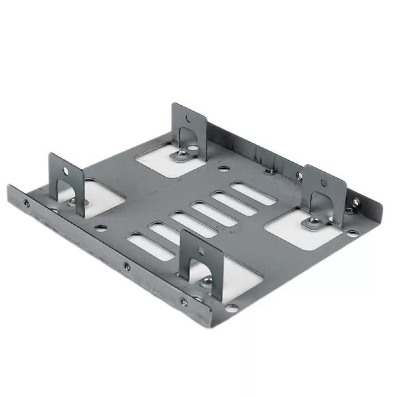 StarTech.com supporto HDD doppio da 2,5 pollici a 3,5 pollici per dischi SATA – supporto per 2 unità da 2,5 pollici a 3,5 pollici per vano interno