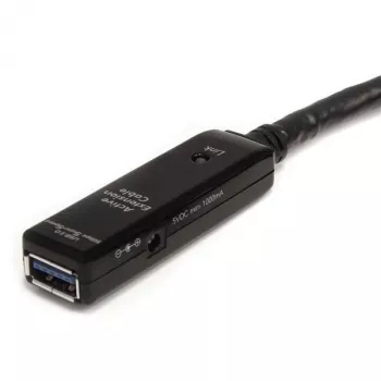 StarTech.com cavo di prolunga USB 3.0 attivo 5 m – M/F, 5 m, USB A, USB A, USB 3.2 Gen 1 (3.1 Gen 1), nero