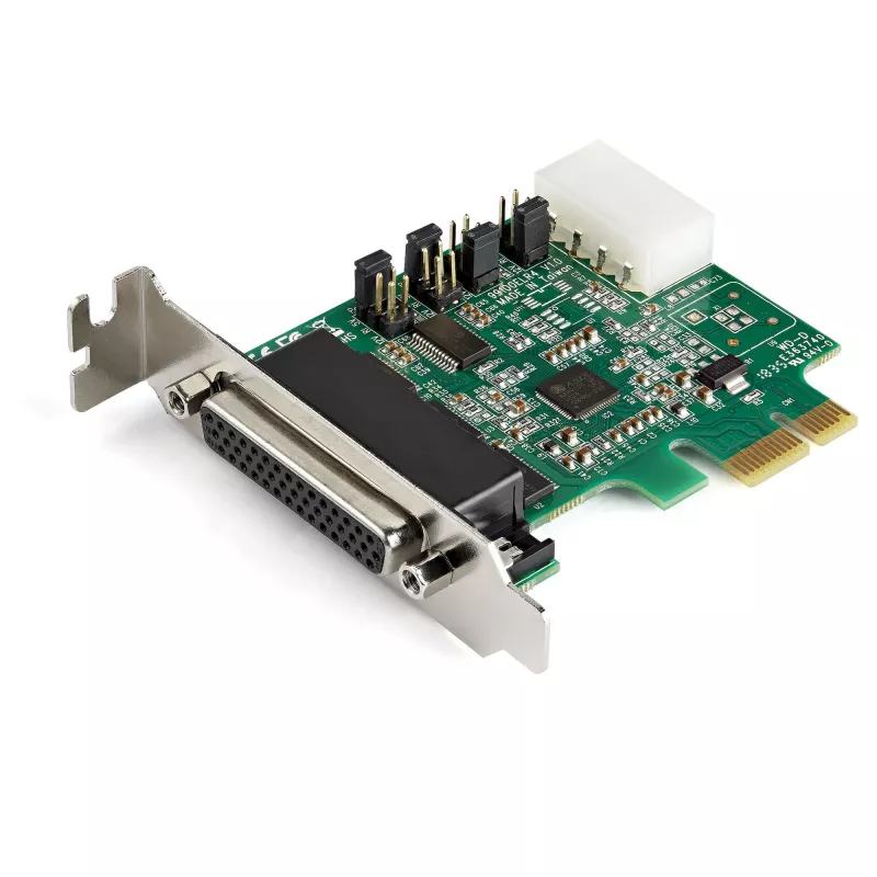 StarTech.com scheda adattatore seriale RS232 PCI Express a 4 porte – scheda host seriale PCIe RS232 – PCIe a seriale DB9 – UART 16950 – scheda di espansione low-profile – Windows/Linux – TAA