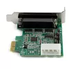 StarTech.com scheda adattatore seriale RS232 PCI Express a 4 porte – scheda host seriale PCIe RS232 – PCIe a seriale DB9 – UART 16950 – scheda di espansione low-profile – Windows/Linux – TAA