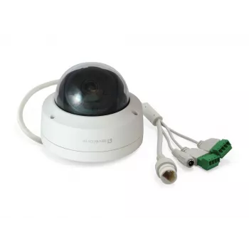 LevelOne GEMINI telecamera IP fixed dome, 4 megapixel, H.265, 802.3af PoE, LED IR, interni/esterni