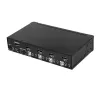 StarTech.com switch KVM DisplayPort a 4 porte – 4K 60 Hz – schermo singolo – switch KVM DP 1.2 UHD dual-port USB con hub USB 2.0 integrato e audio – Dell, HP, Apple, Lenovo – conforme TAA