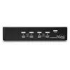 StarTech.com switch KVM DisplayPort a 4 porte – 4K 60 Hz – schermo singolo – switch KVM DP 1.2 UHD dual-port USB con hub USB 2.0 integrato e audio – Dell, HP, Apple, Lenovo – conforme TAA