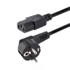 StarTech.com cavo di alimentazione per computer 1 m, 18AWG, cavo di alimentazione da Schuko EU a C13, 250V 10A, cavo di alimentazione di ricambio nero, cavo di alimentazione TV/monitor, cavo di alimentazione da Schuko CEE 7/7 a IEC 60320 C13 - cavo di alimentazione per PC