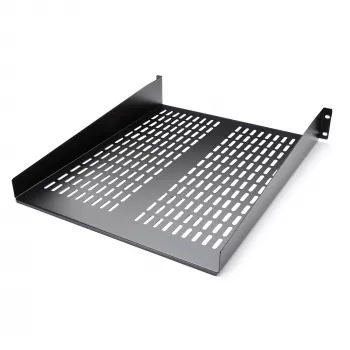 StarTech.com ripiano per rack server 2U – mensola ventilata universale per rack e armadi di rete 19