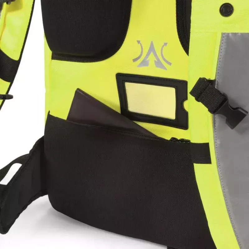 Zaino DICOTA Hi-Vis giallo certificazione EN ISO 20471:2013