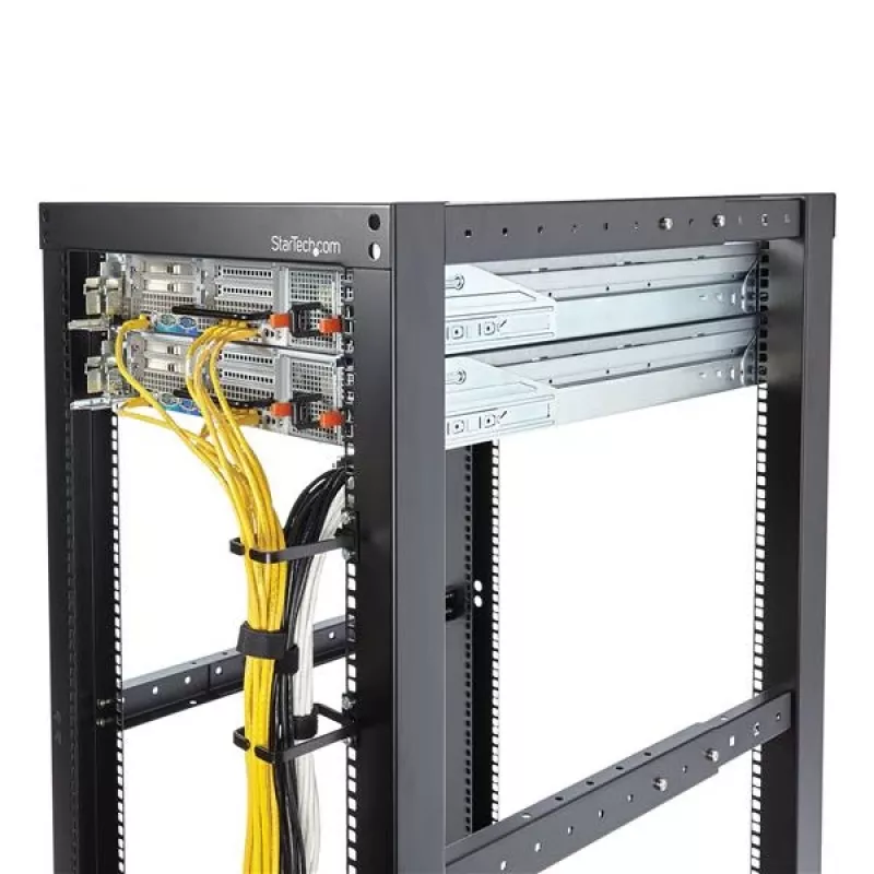 StarTech.com gancio a D per gestione cavi rack server verticale 1U - 5,7 x 10 cm (2,2 x 3,9