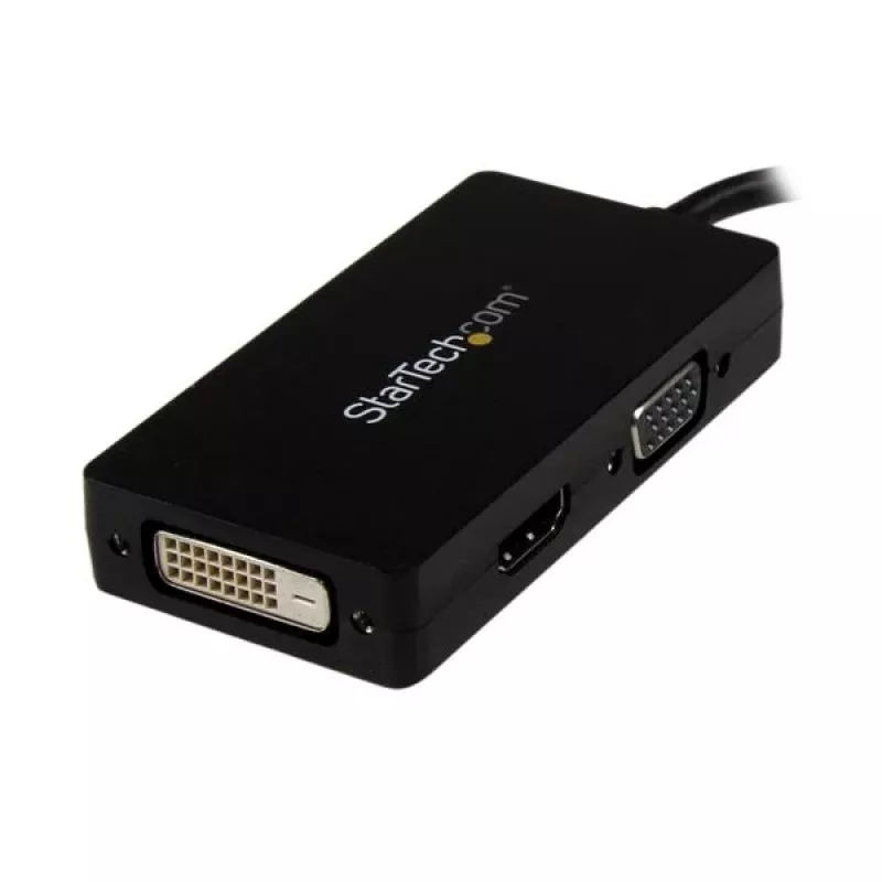 StarTech.com adattatore A/V da viaggio: convertitore 3-in-1 DisplayPort a VGA, DVI o HDMI