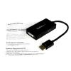 StarTech.com adattatore A/V da viaggio: convertitore 3-in-1 DisplayPort a VGA, DVI o HDMI