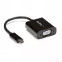 StarTech.com adattatore USB-C a VGA - nero - 1080p - convertitore video per il tuo MacBook Pro - dongle USB C a VGA - versione aggiornata CDP2VGAEC