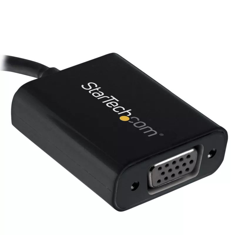 StarTech.com adattatore USB-C a VGA - nero - 1080p - convertitore video per il tuo MacBook Pro - dongle USB C a VGA - versione aggiornata CDP2VGAEC