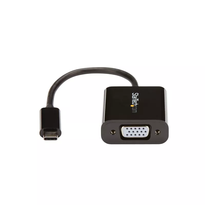 StarTech.com adattatore USB-C a VGA - nero - 1080p - convertitore video per il tuo MacBook Pro - dongle USB C a VGA - versione aggiornata CDP2VGAEC
