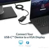 StarTech.com adattatore USB-C a VGA - nero - 1080p - convertitore video per il tuo MacBook Pro - dongle USB C a VGA - versione aggiornata CDP2VGAEC
