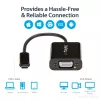 StarTech.com adattatore USB-C a VGA - nero - 1080p - convertitore video per il tuo MacBook Pro - dongle USB C a VGA - versione aggiornata CDP2VGAEC