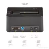 StarTech.com cancellatore di dischi a singolo vano, sanificatore HDD/SSD standalone, USB 3.0 a SATA II (3 Gbit/s), 9 modalità di cancellazione, display LCD, dock sanificatore per cancellazione sicura dei dischi, porta stampante DB-9, conforme TAA